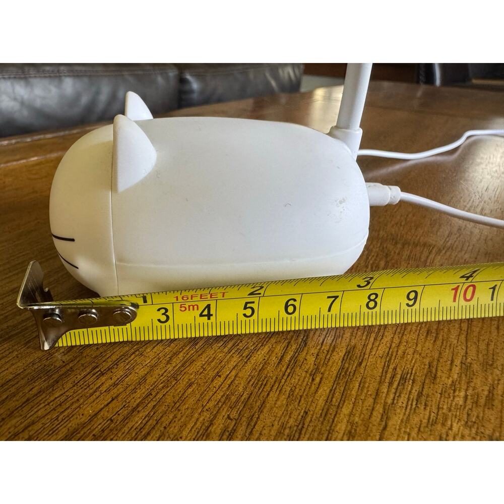 Cute Cat Desk Lamp USB LED Kawaii Animal Light Flexible Neck White - Picture 6 of 8